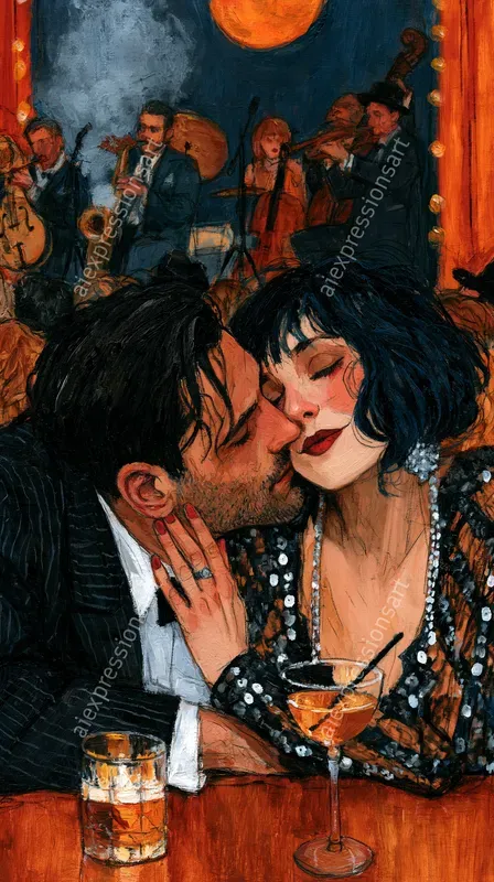 Passionate Couple Cinematic Scenes