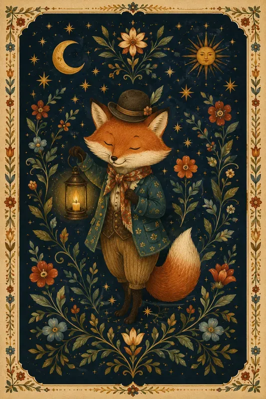 Whimsical Folk Animal Art
