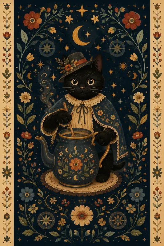 Whimsical Folk Animal Art