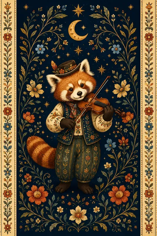 Whimsical Folk Animal Art