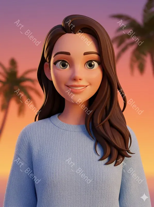 Smooth 3D Cartoon Avatars