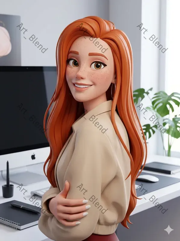 Smooth 3D Cartoon Avatars