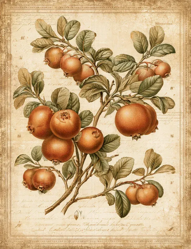 Vintage Botanical Thanksgiving Pages