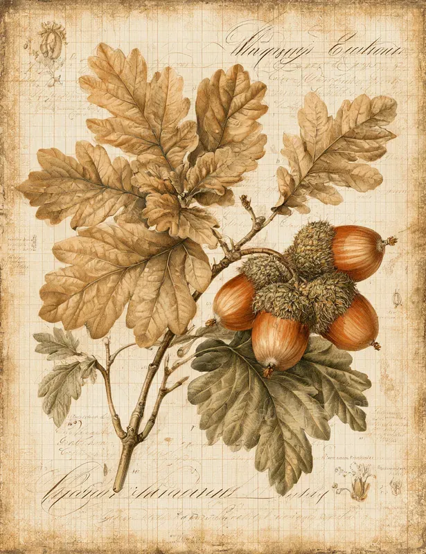 Vintage Botanical Thanksgiving Pages