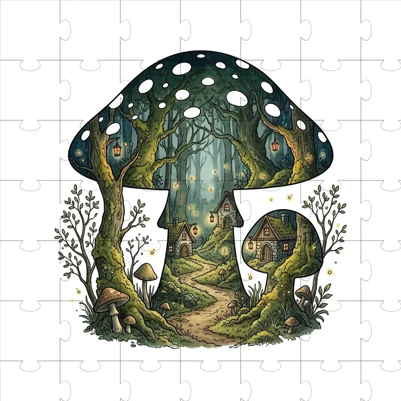 Cutout Shape Scenes Graphic Generator