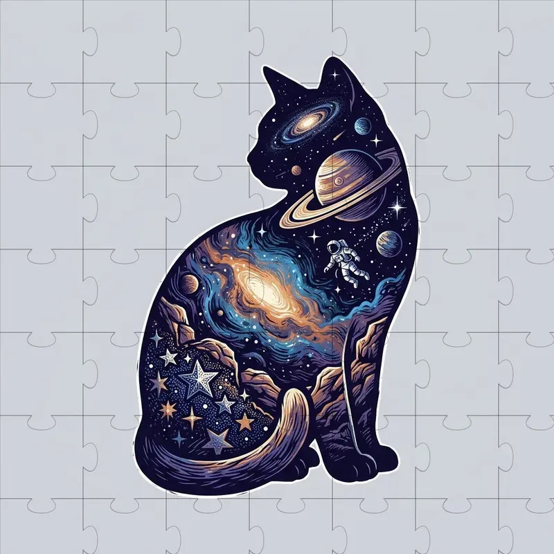 Cutout Shape Scenes Graphic Generator