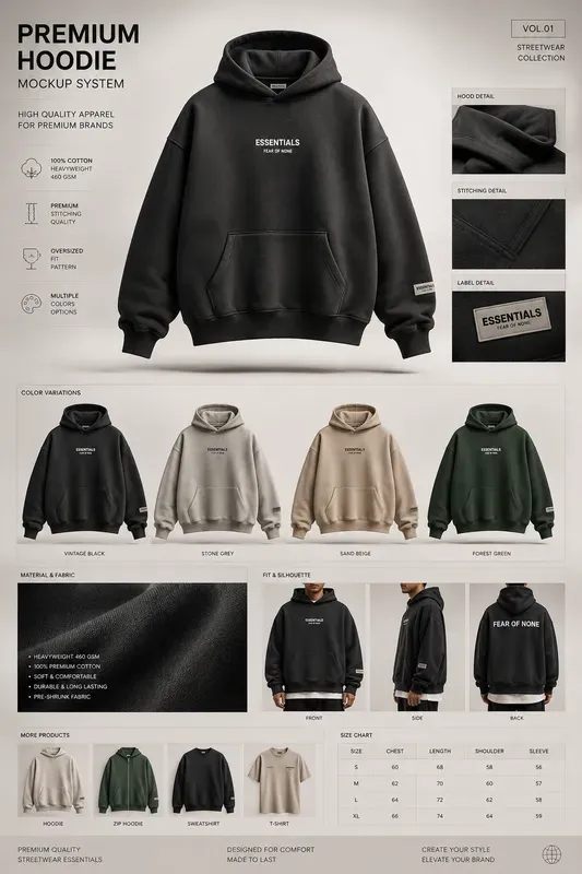Premium Apparel Mockup Systems