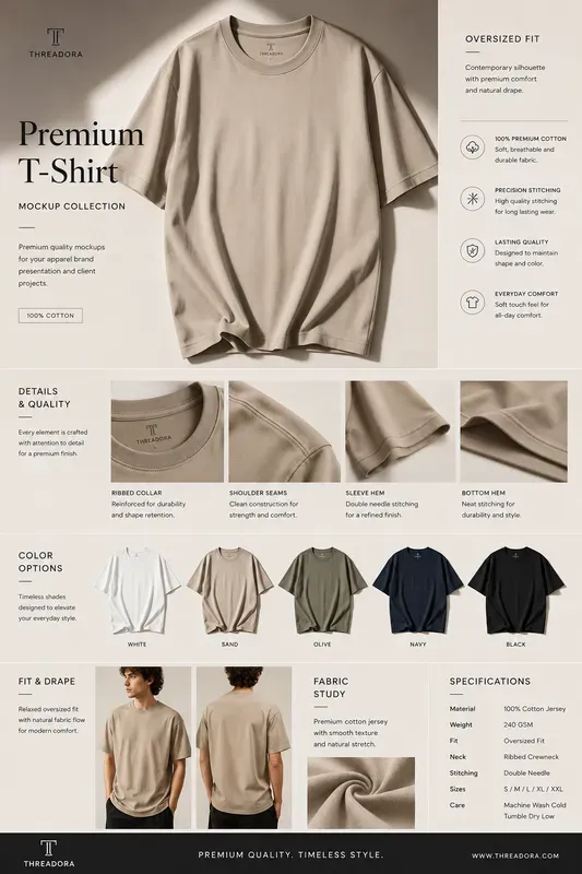 Premium Apparel Mockup Systems