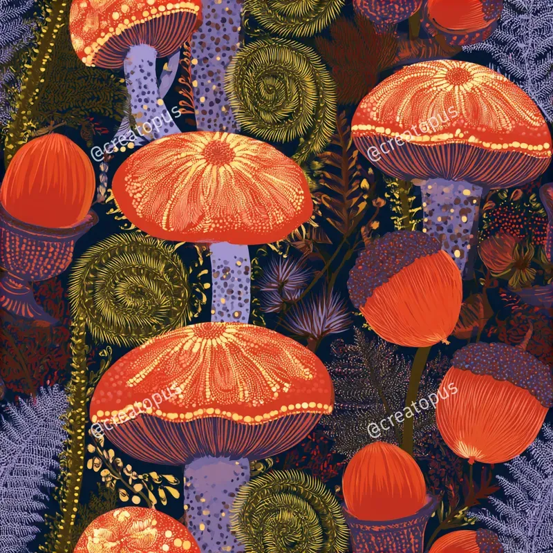 Colorful Mexican Folk Art Patterns