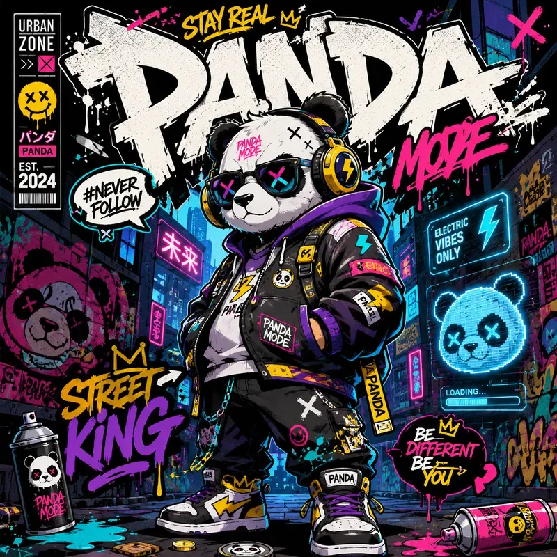 Urban Graffiti Character Poster Bundles