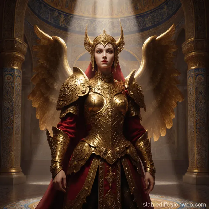 Gilded Mythic Fantasy Portraits