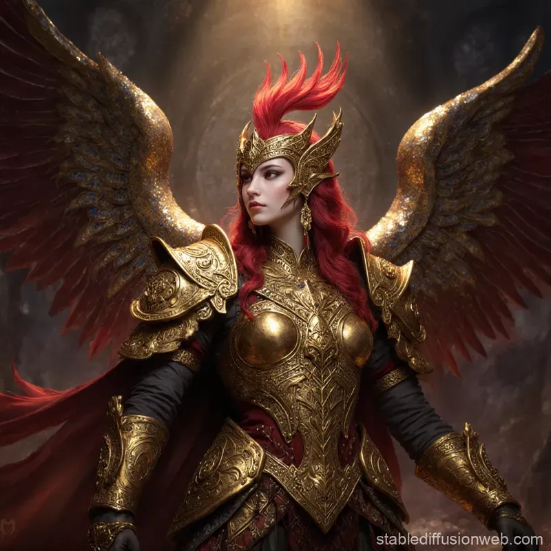 Gilded Mythic Fantasy Portraits