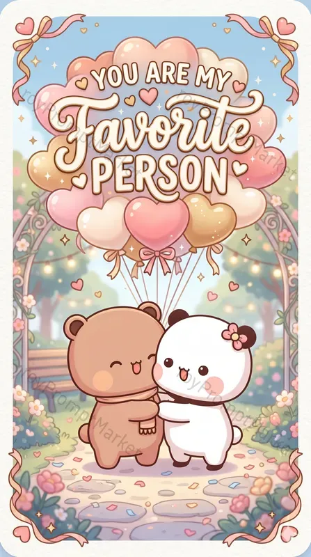 Dudu Bubu Love Greeting Cards