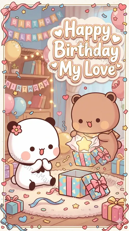 Dudu Bubu Love Greeting Cards