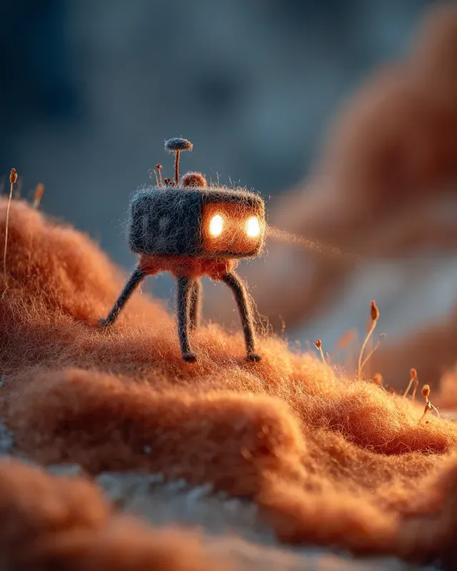 3D Needlefelted Scifi Art Generator