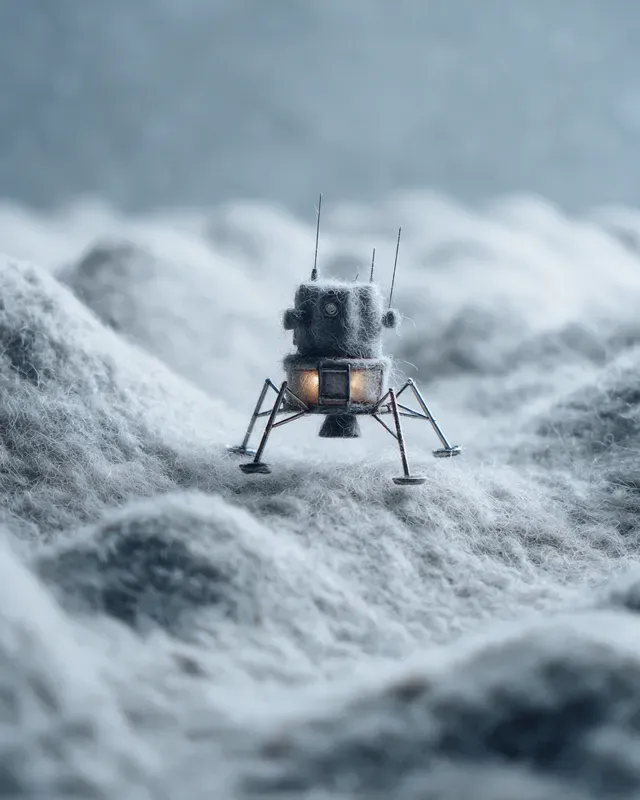 3D Needlefelted Scifi Art Generator