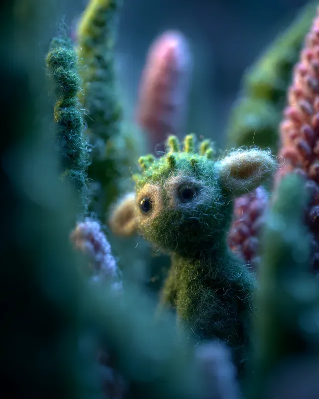 3D Needlefelted Scifi Art Generator
