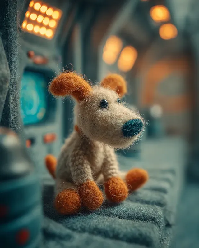 3D Needlefelted Scifi Art Generator