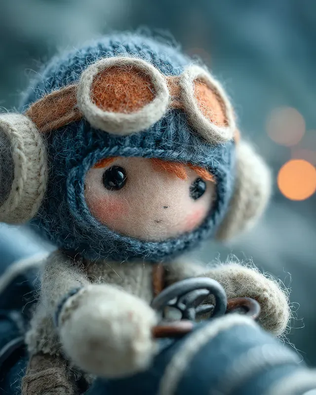 3D Needlefelted Scifi Art Generator