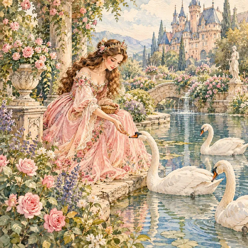 Enchanted Garden Storybook Scenes