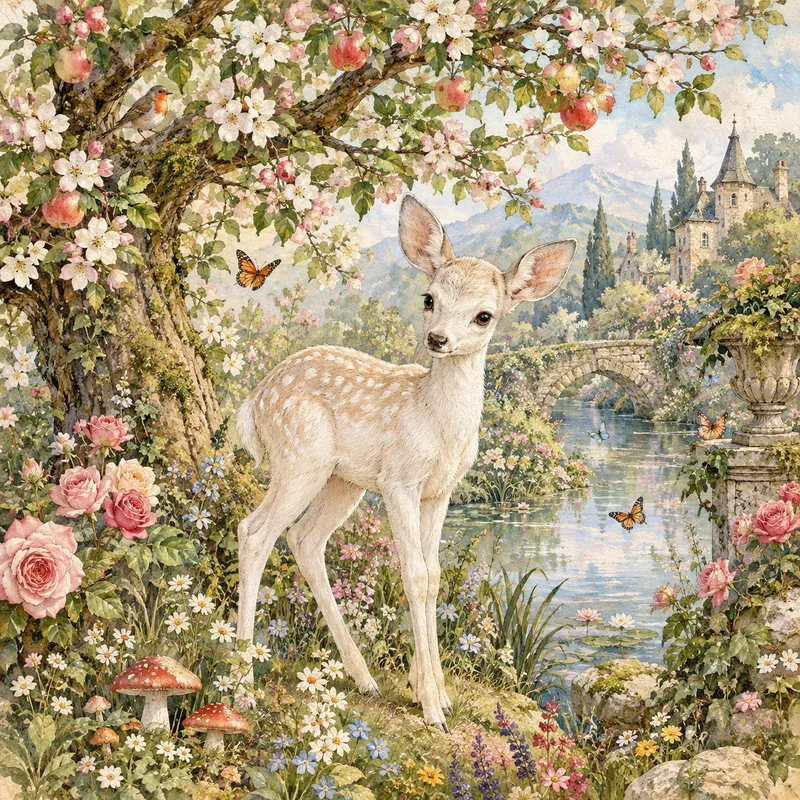 Enchanted Garden Storybook Scenes