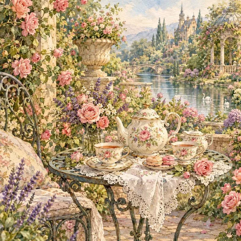 Enchanted Garden Storybook Scenes