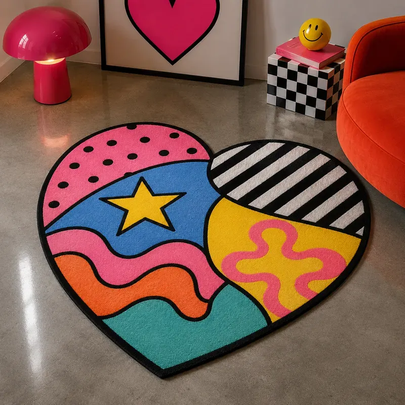 Vibrant Pop Art Home Decor Assets