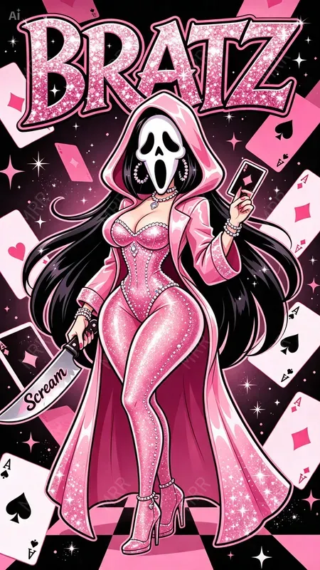 Girls Ghostface Glamour