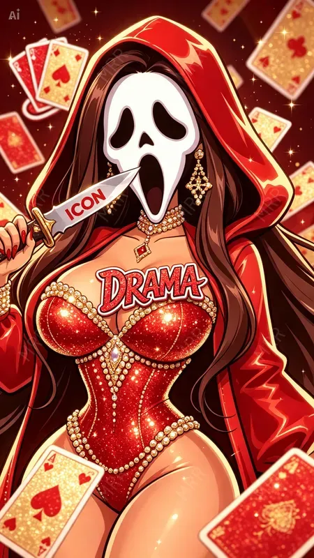 Girls Ghostface Glamour