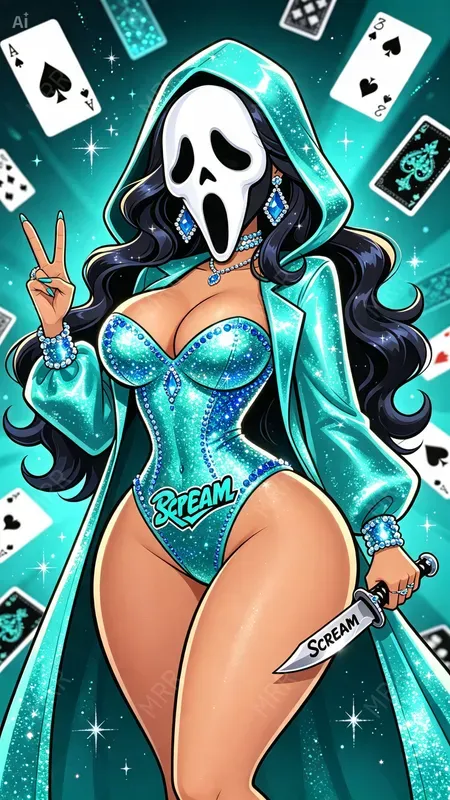 Girls Ghostface Glamour