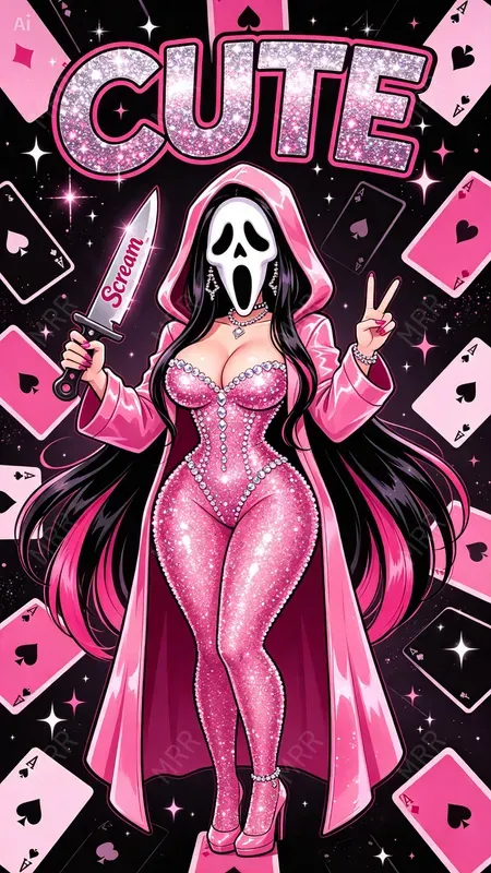 Girls Ghostface Glamour