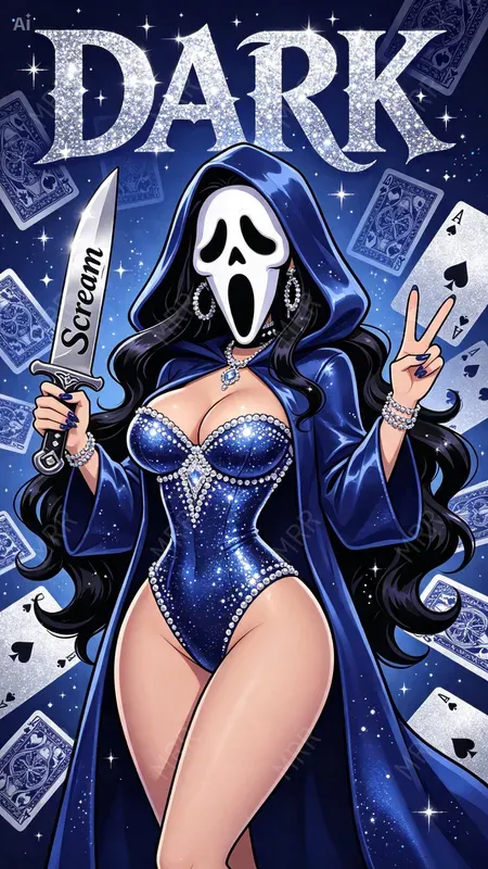 Girls Ghostface Glamour