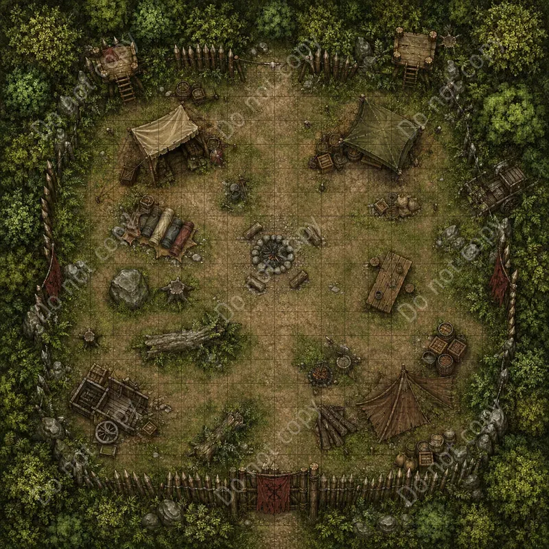 RPG Encounter Map Art
