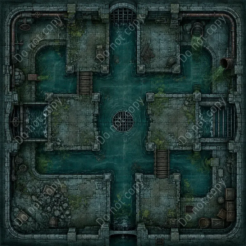 RPG Encounter Map Art