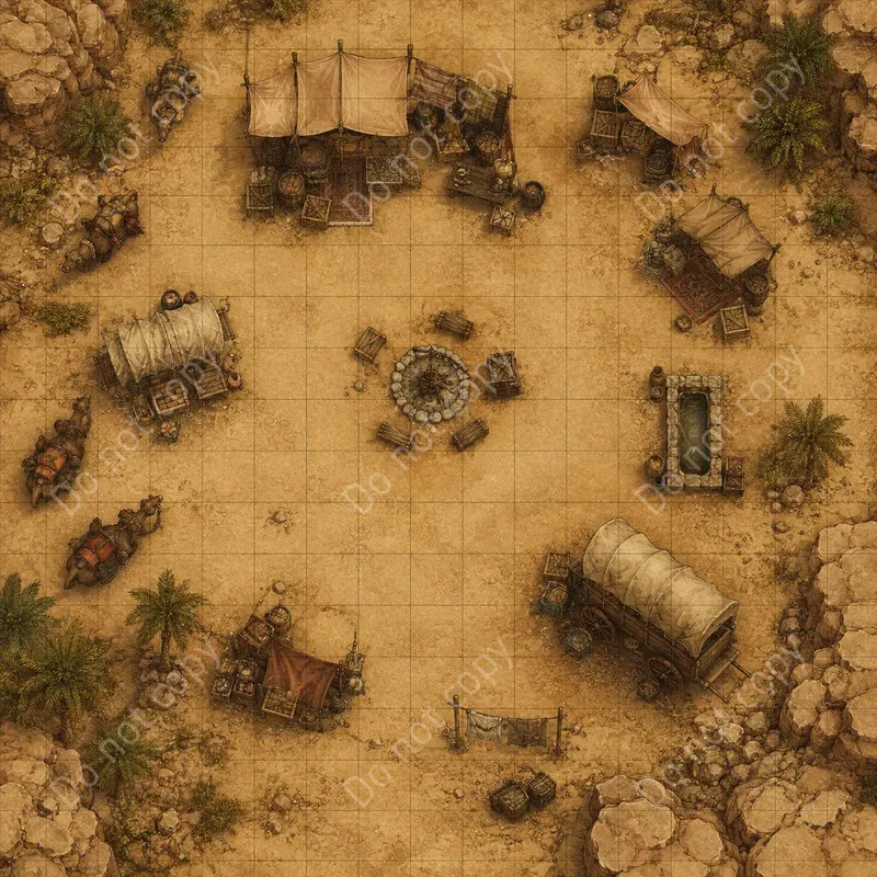 RPG Encounter Map Art