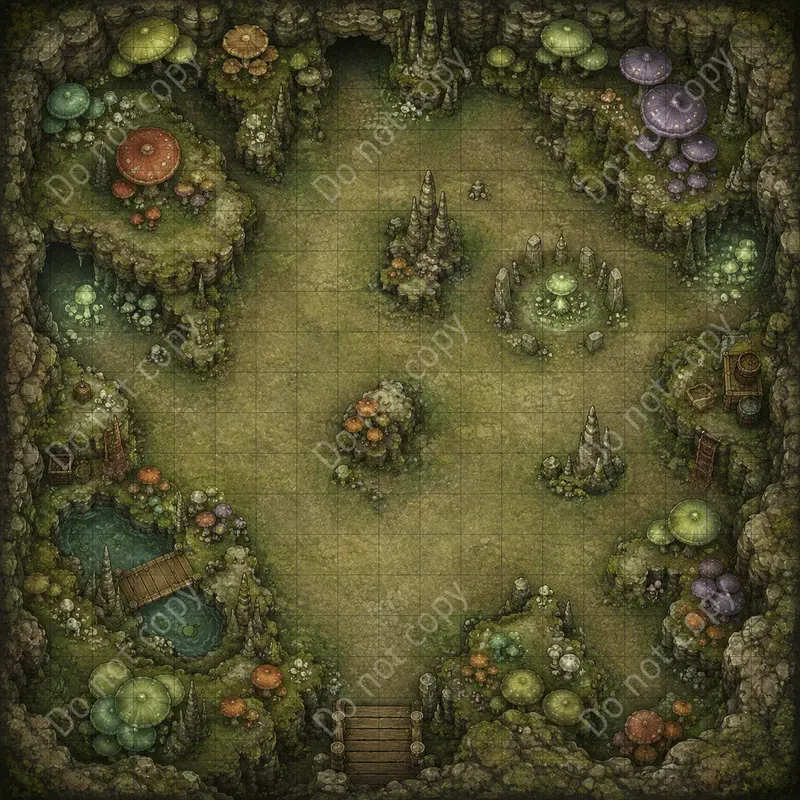 RPG Encounter Map Art