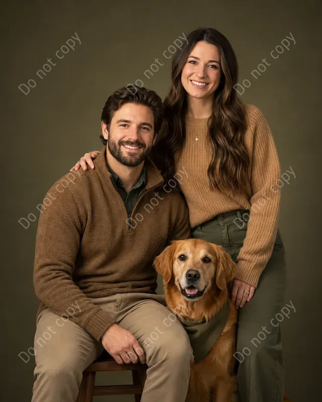 Realistic Family Studio Portraits