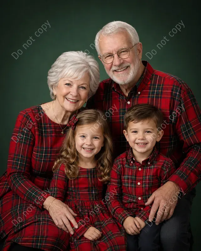 Realistic Family Studio Portraits
