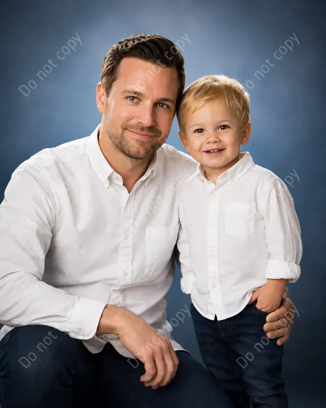 Realistic Family Studio Portraits