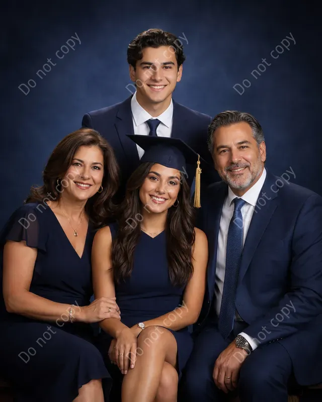 Realistic Family Studio Portraits
