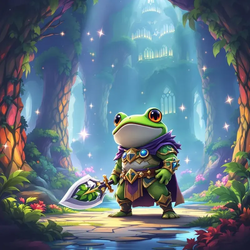 Cute Cartoon Characters In Fantasy Worlds