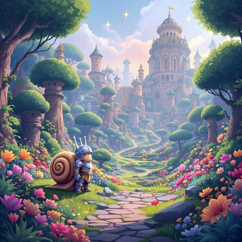 Cute Cartoon Characters In Fantasy Worlds