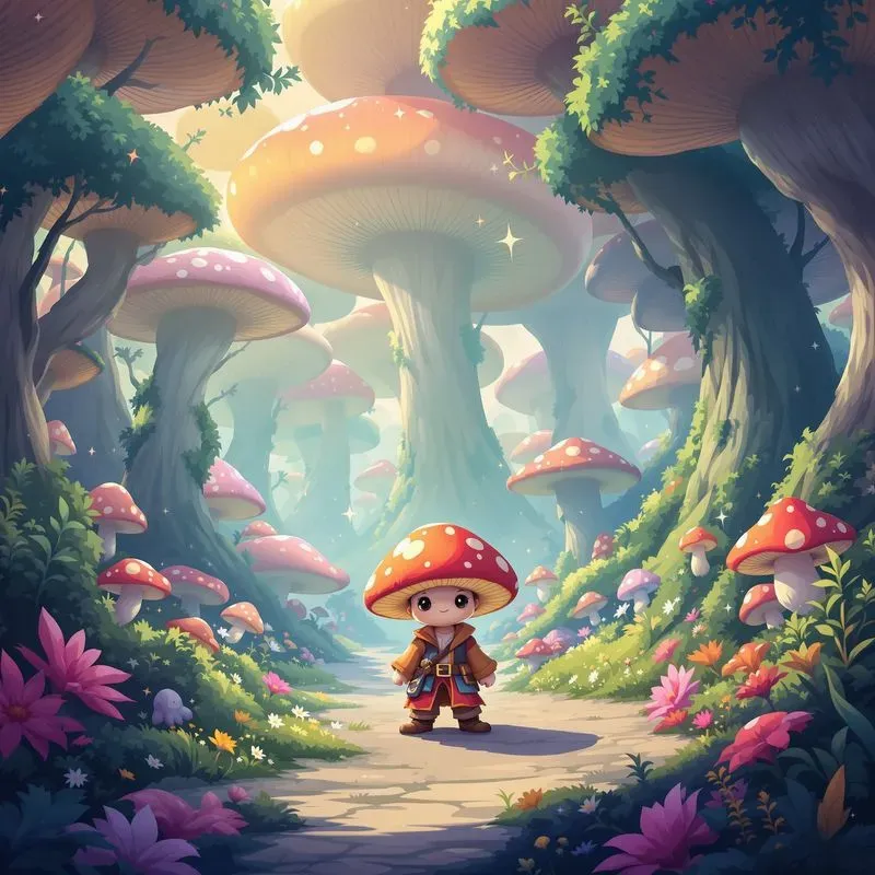 Cute Cartoon Characters In Fantasy Worlds