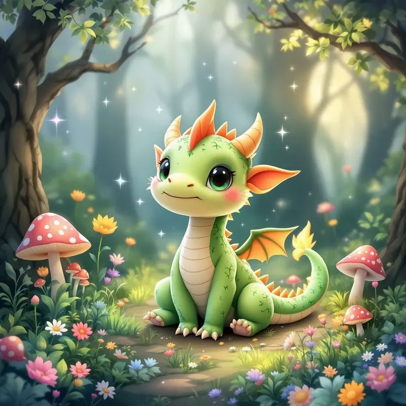 Cute Cartoon Characters In Fantasy Worlds