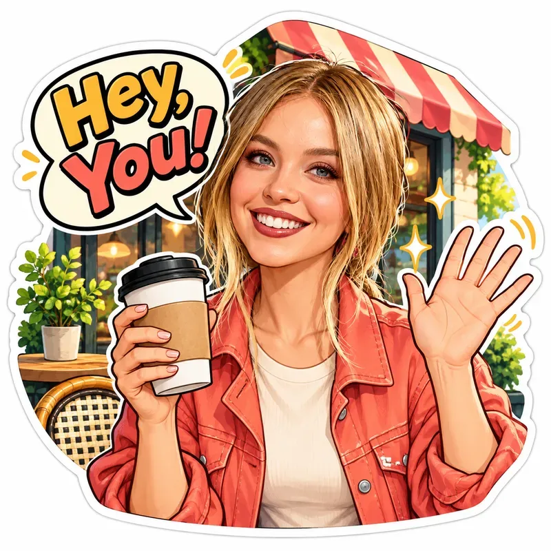 Personalized Comic Reaction Stickers