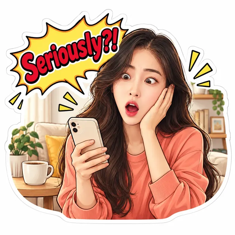 Personalized Comic Reaction Stickers