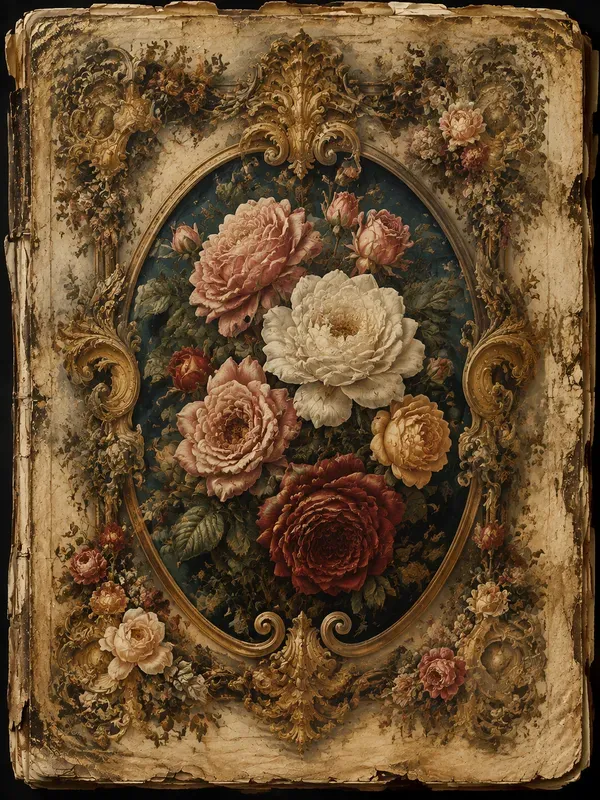 Baroque Junk Journal Page Generator