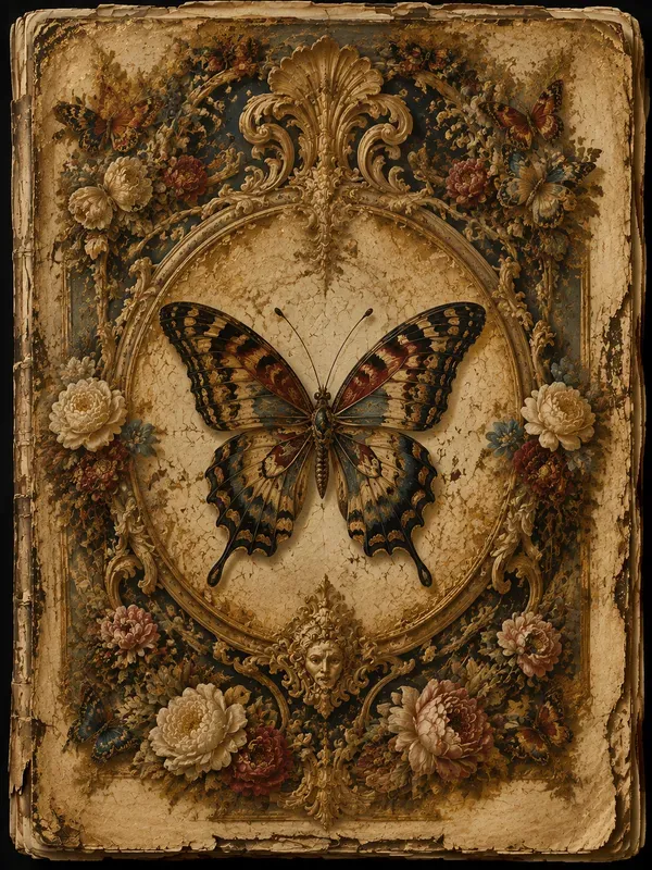 Baroque Junk Journal Page Generator