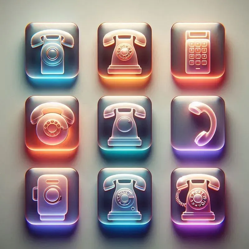 3D Glassmorphism App Icon Packs