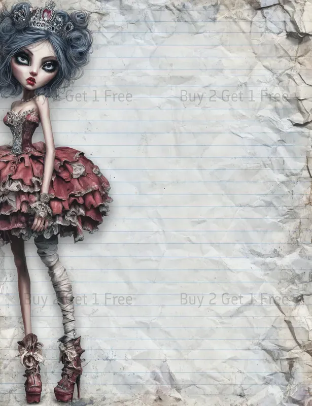 Alice In Gothic World Plain Papers